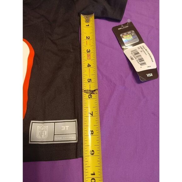NFL Team Apparel - Kids Bengal's Jersey - Size: 3T - Picture 4 of 6
